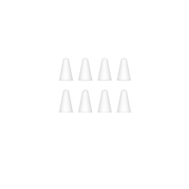 Apple Pencil 1/2 penpuntdop 8 stuks wit