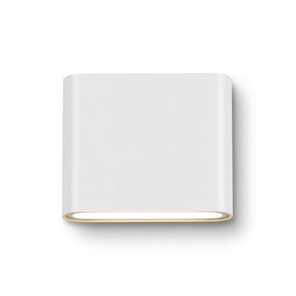 Applique LED 6 W Double tête éclairant vers le haut et vers le bas 11,5 x 9 cm Blanc naturel 4000 K blanc