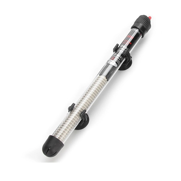 Aquecedor de aquário 200 W Aquecedor submersível com controlo de temperatura Vidro de quartzo Dupla isolação Aquecimento potente com ventosas 1
