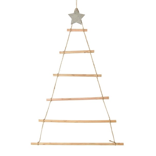 Arbre de Noël suspendu marron clair