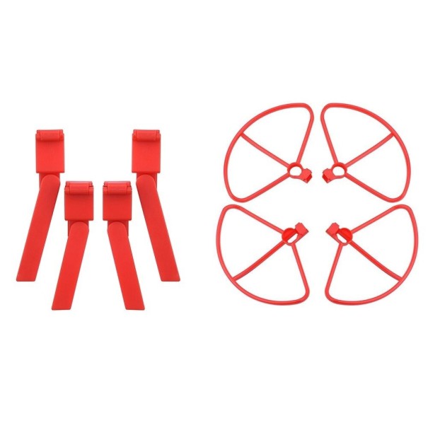 Arcs de protection et pieds d'atterrissage pour drone Fimi X8 SE / SE 2020 rouge