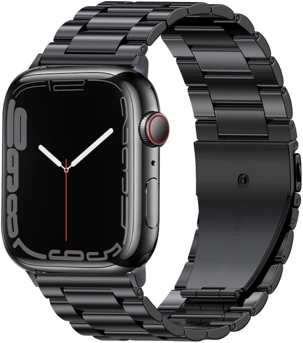 Armband für Apple Watch Series 7 41 mm schwarz