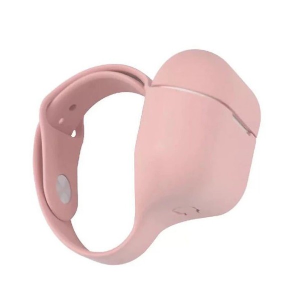 Armband med fodral för Apple Airpods Pro ljusrosa