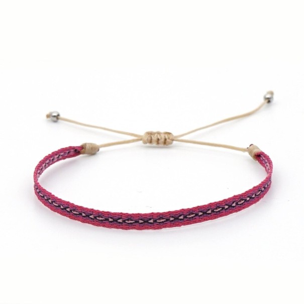 Armband met gevlochten touw 2