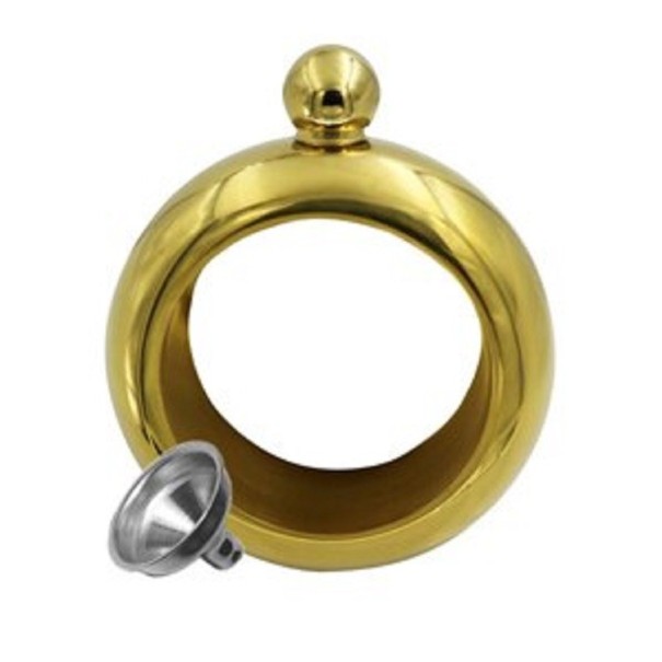 Armbandvormig platbrood goud