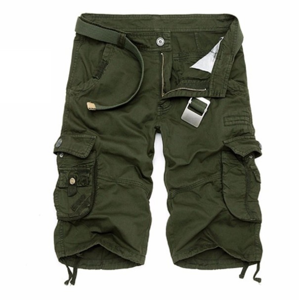 Armee-Shorts für Herren armeegrün 34