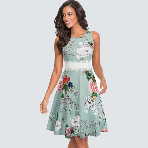 Ärmelloses Minikleid für Damen A2501 S 8