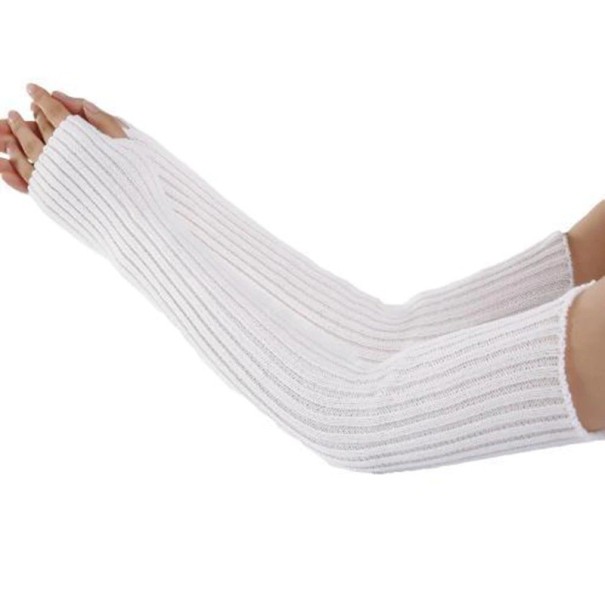 Armstulpen für Damen weiß