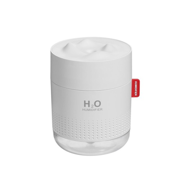 Aroma Diffuser with a Snow-Capped Mountain Motif for Scenting the Room Tank Capacity 500 ml Operation up to 18 Hours Powered via USB white 1