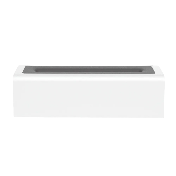 Αρωματικός διαχύτης με προβολή LED φωτιάς 10 W, 25 x 6,7 x 7,5 εκ., 150 ml λευκό
