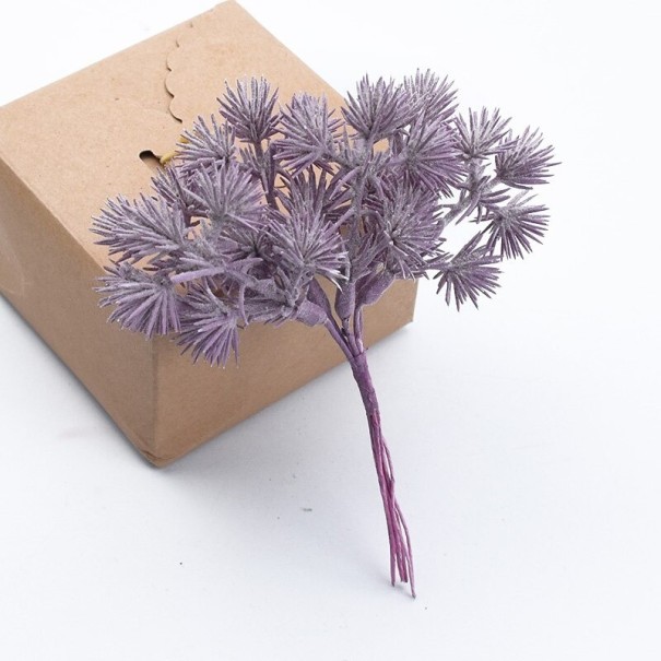 Artificial Conifer Branch 6 pcs light purple