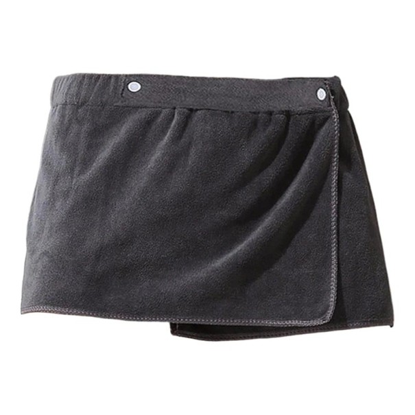 Asciugamano da sauna con elastico in vita 70x30 cm Kilt da sauna per uomini Asciugamano da accappatoio con bottoni Asciugamano assorbente per sauna Tessuto in cotone ad asciugatura rapida 1