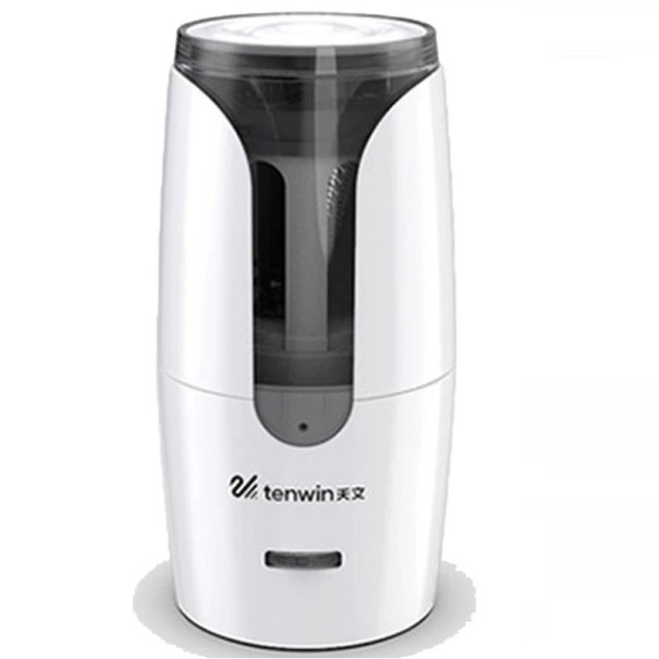 Ascuțitoare de creion electrică automată Ascuțitoare de creion electrică reîncărcabilă prin cablu USB Ascuțitoare de creion automată de birou cu zgomot redus 9 x 9 x 17,5 cm alb