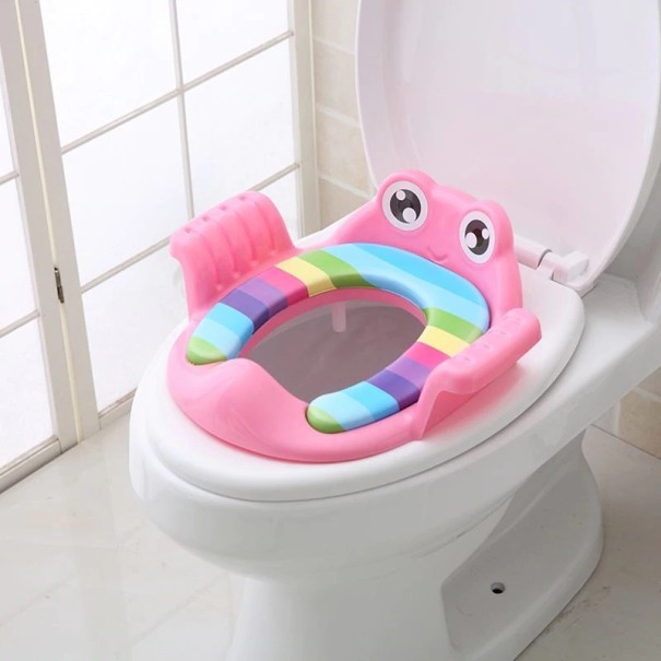 Asiento de inodoro para niños J1877 rosa