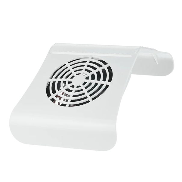 Aspirateur à poussière professionnel 10W silencieux pour manucure 258×240×80 mm Aspiration puissante Différentes couleurs Aspirateur pour décoration et modelage des ongles blanc