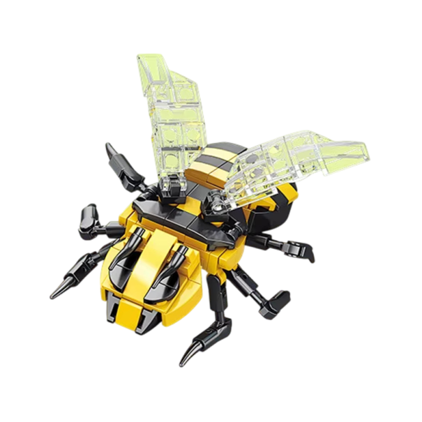 Assemblage 3D amusant 6 x 8,8 x 10,7 cm Bourdon 150 pièces Micro kit de construction pour enfants à partir de 9 ans Insectes animaux Mini blocs Jouet 1