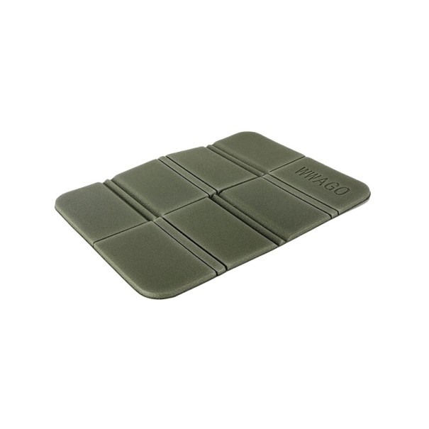 Assento de espuma dobrável verde exército