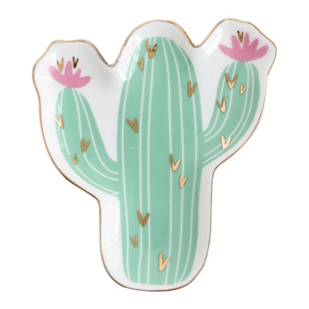 Assiette décorative cactus 1