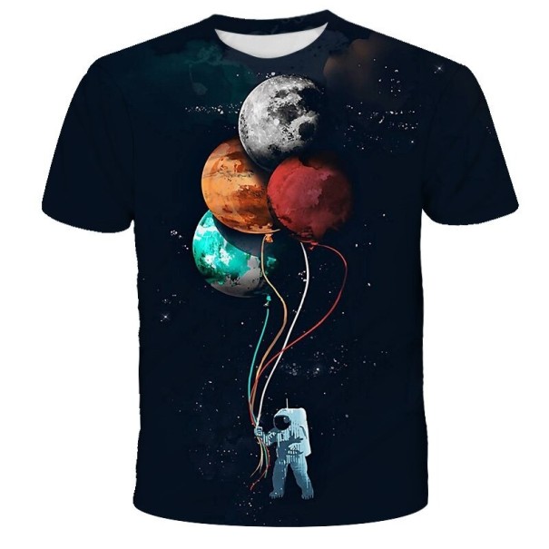 Astronauten-T-shirt voor jongens 9 H