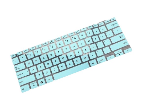 Asus ZenBook 14 toetsenbordbeschermer turquoise