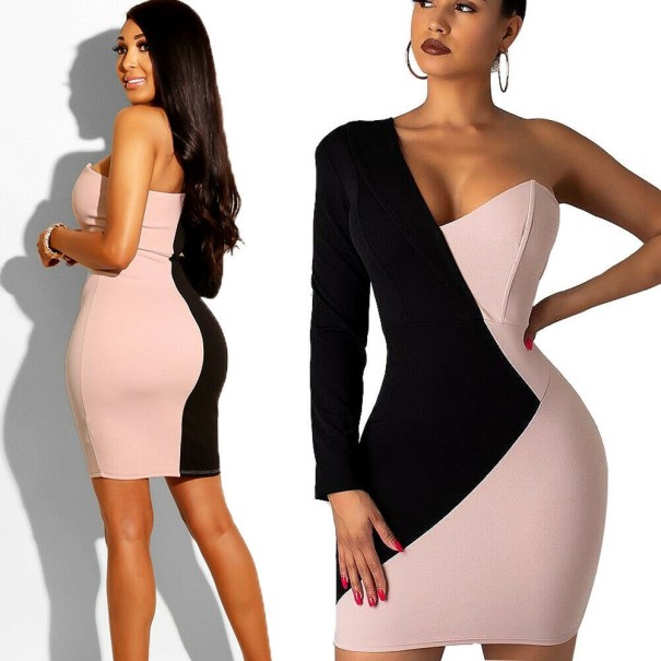 Asymmetrische bandagejurk