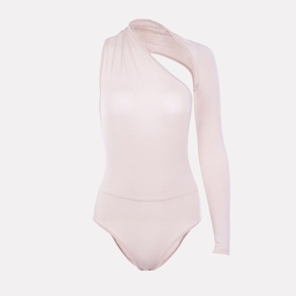 Asymmetrische body's voor dames huidskleur M