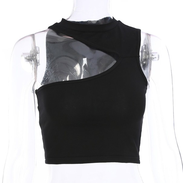 Asymmetrische crop top voor dames A434