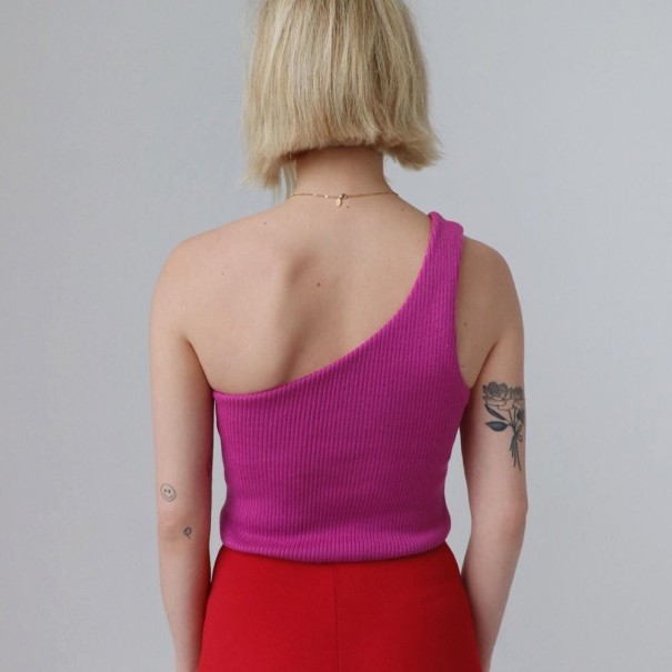 Asymmetrische top voor dames A1197