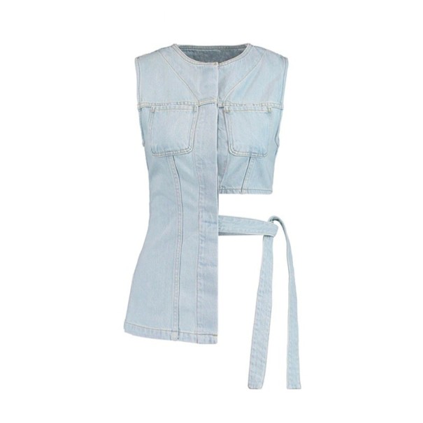 Asymmetrisk vest til kvinder P2145 L