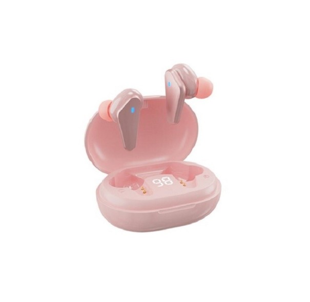 Ασύρματα bluetooth ακουστικά K1743 ροζ