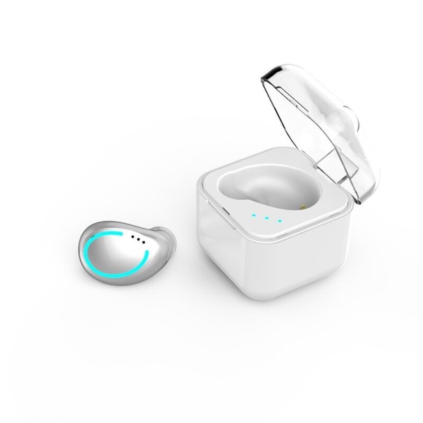 Ασύρματο bluetooth ακουστικό K1899 ασημί