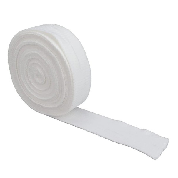 Atadura tubular em rede 4,5 x 200 cm Atadura elástica respirável para joelho e tornozelo Rede médica para fixação de curativos Aplicação rápida 1