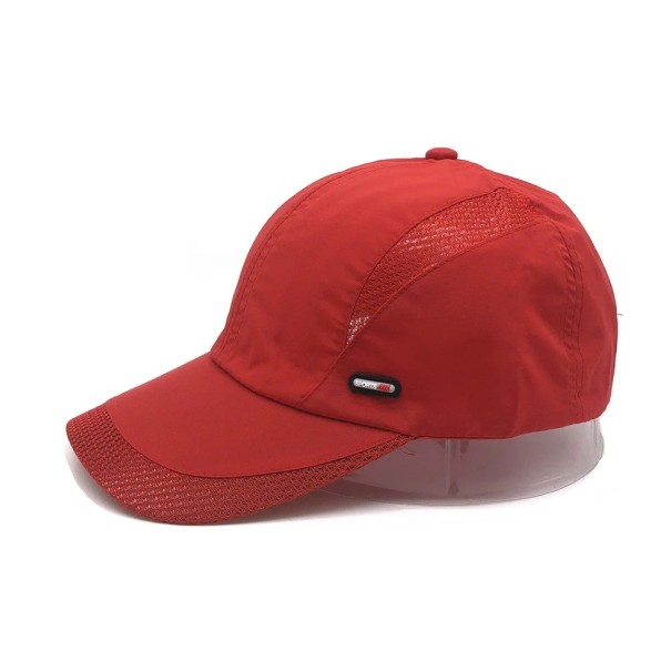 Atmungsaktive Herren-Cap rot