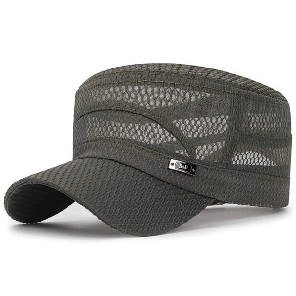Atmungsaktive Herren-Cap T118 armeegrün