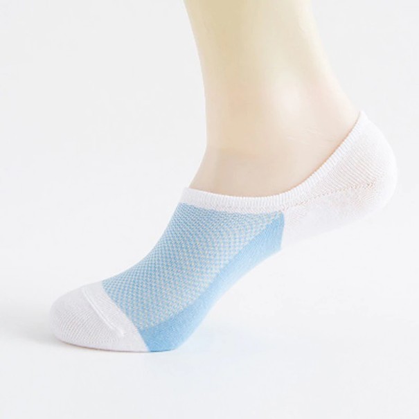 Atmungsaktive Herrensocken hellblau