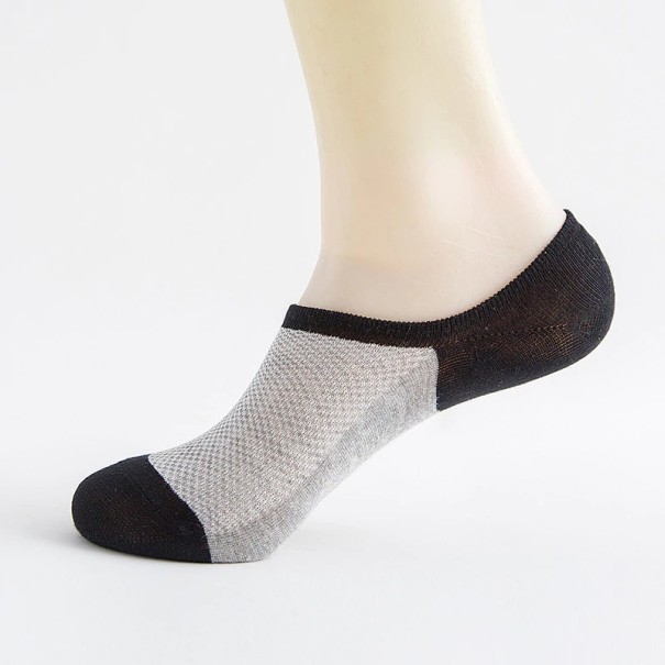 Atmungsaktive Herrensocken hellgrau