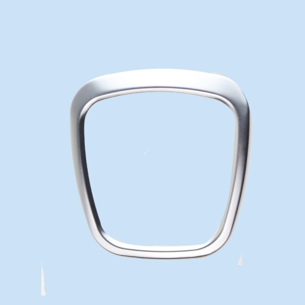 Audi stuurwiel sticker frame zilver