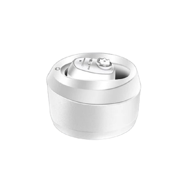 Audífono digital Amplificador de sonido portátil Audífono inalámbrico con estuche y almohadillas de repuesto Compacto de doble cara para personas con discapacidad auditiva blanco