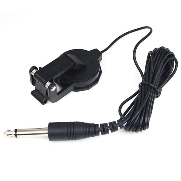 Audio-jackkabel met clip voor akoestische gitaar 2,8 m Zwarte transmissiekabel Eenvoudige aansluiting van het instrument Audio-uitgang Geen aanpassing 1
