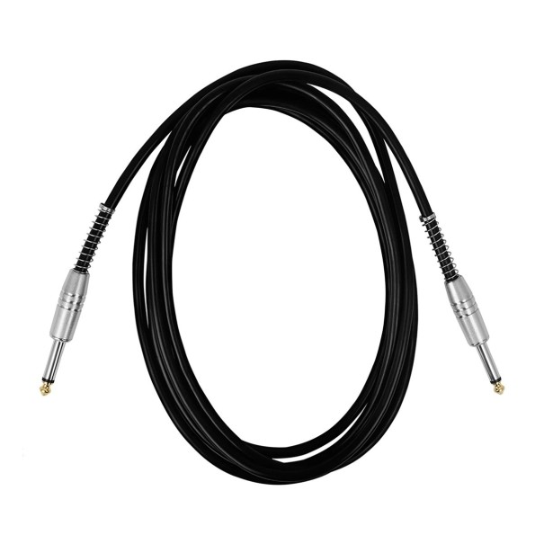 Audio Kabel 5 m 6,35 mm Stecker–Stecker Pro Kabel für E-Gitarre Stabiler Signalfluss Aluminium-Magnesium-Legierung Robustes Zubehör
