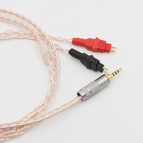 Audio kabel pro sluchátka 2.5mm jack na HD650 M/M 2 m