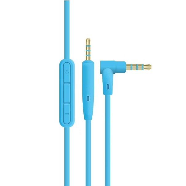 Audio kábel s mikrofónom k slúchadlám Bose QC25 / QC35 modrá