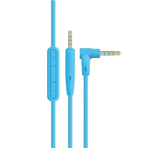 Audiokabel met microfoon voor Bose QC25 / QC35 hoofdtelefoon blauw