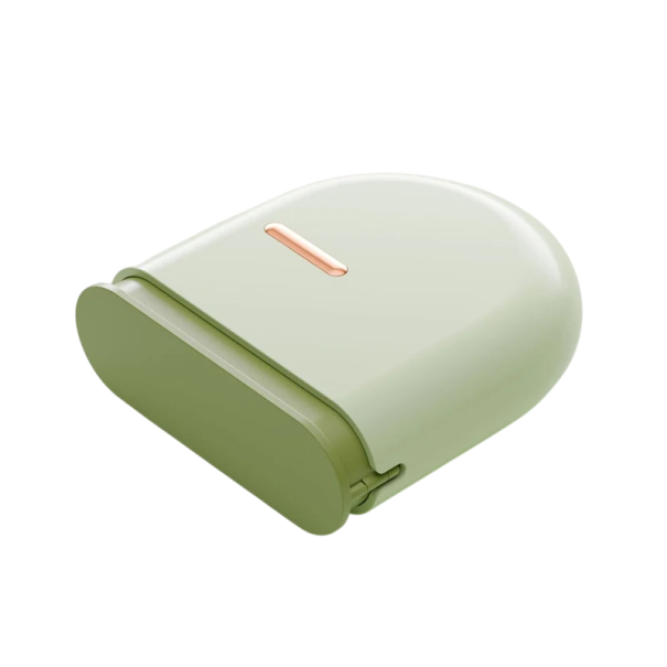 Aufbewahrungsbox für künstliche Zähne, tragbare Zahnprothesenbox, Zahnprothesenetui, hygienische Aufbewahrung, kieferorthopädische Box mit atmungsaktiven Löchern, 88 x 96 mm grün