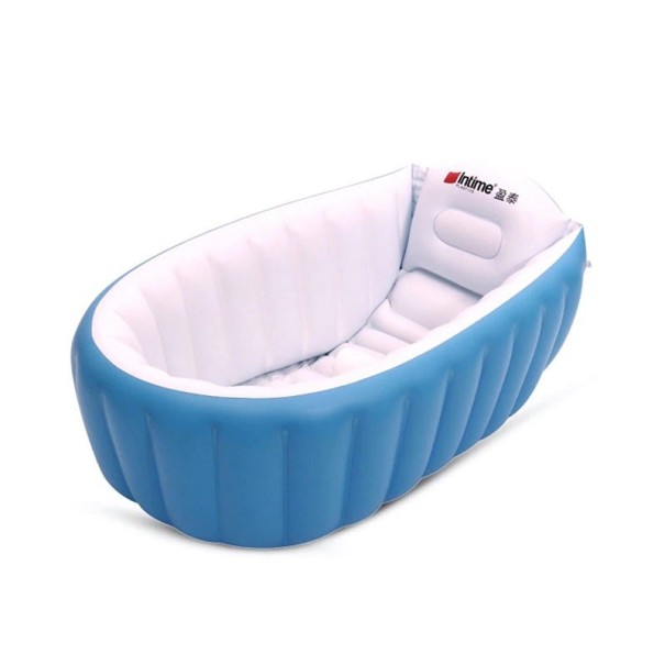 Aufblasbare Babybadewanne J1396 blau