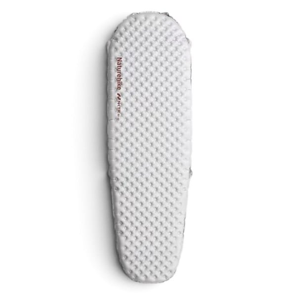 Aufblasbare Isomatte mumienförmig 168 x 58 x 8 cm R-Wert 5,8 Bis -20 °C Wasserdichter Oberflächenstoff Zusammengepackt 10 x 16 cm Mit Aufblasbeutel