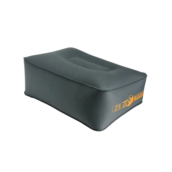 Aufblasbarer Hocker für das Auto 17 x 42 x 30 x 12 cm Dunkelblau PVC Kompakte Reise-Matratze Aufblasbare Fußstütze für bequemes Sitzen