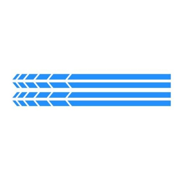 Aufkleber für Rückspiegel 4 Stk blau