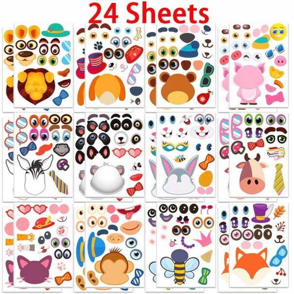 Aufkleberset für Kinder 24-tlg 1