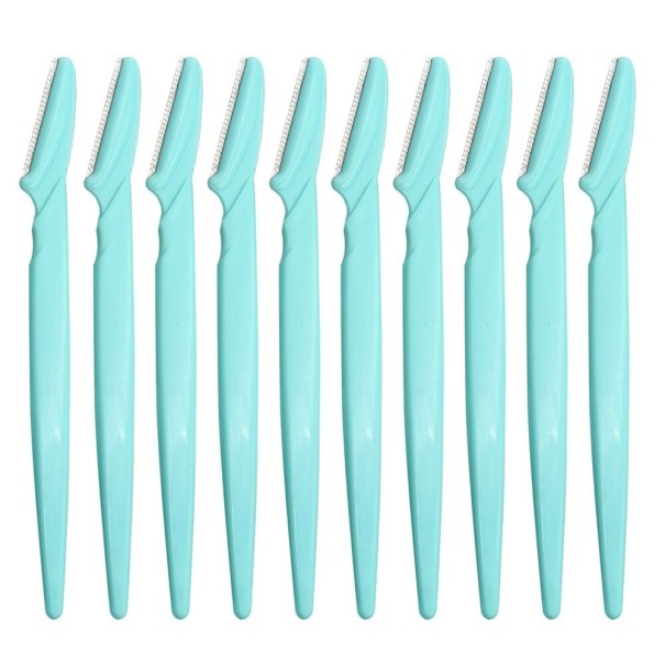 Augenbrauenrasierer 10 Stk hellblau